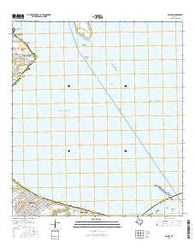 Bacliff Texas Current topographic map, 1:24000 scale, 7.5 X 7.5 Minute, Year 2016