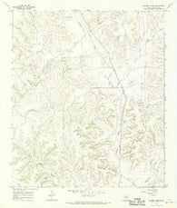 Baggett Ranch Texas Historical topographic map, 1:24000 scale, 7.5 X 7.5 Minute, Year 1967