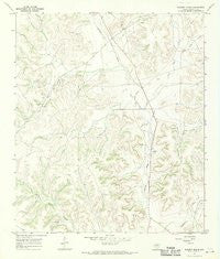 Baggett Ranch Texas Historical topographic map, 1:24000 scale, 7.5 X 7.5 Minute, Year 1967