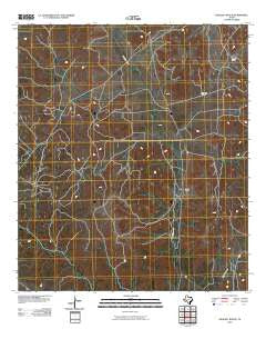 Baggett Ranch Texas Historical topographic map, 1:24000 scale, 7.5 X 7.5 Minute, Year 2010