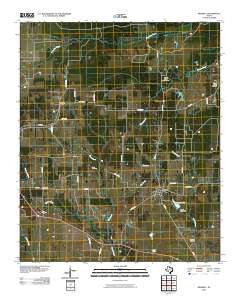 Bagwell Texas Historical topographic map, 1:24000 scale, 7.5 X 7.5 Minute, Year 2010
