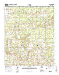 Bagwell Texas Current topographic map, 1:24000 scale, 7.5 X 7.5 Minute, Year 2016