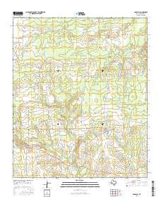 Bagwell Texas Current topographic map, 1:24000 scale, 7.5 X 7.5 Minute, Year 2016