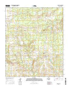 Bagwell Texas Current topographic map, 1:24000 scale, 7.5 X 7.5 Minute, Year 2016