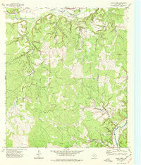 Bailey Creek Texas Historical topographic map, 1:24000 scale, 7.5 X 7.5 Minute, Year 1974