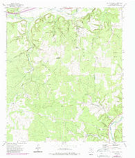 Bailey Creek Texas Historical topographic map, 1:24000 scale, 7.5 X 7.5 Minute, Year 1974