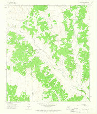 Bailey Draw Texas Historical topographic map, 1:24000 scale, 7.5 X 7.5 Minute, Year 1964