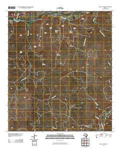 Bailey Creek Texas Historical topographic map, 1:24000 scale, 7.5 X 7.5 Minute, Year 2010