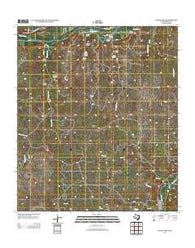 Bailey Creek Texas Historical topographic map, 1:24000 scale, 7.5 X 7.5 Minute, Year 2012