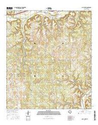 Bailey Creek Texas Current topographic map, 1:24000 scale, 7.5 X 7.5 Minute, Year 2016