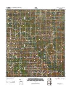 Bailey Draw Texas Historical topographic map, 1:24000 scale, 7.5 X 7.5 Minute, Year 2012