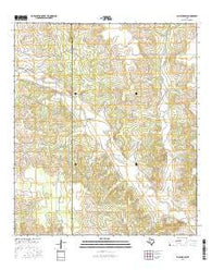 Bailey Draw Texas Current topographic map, 1:24000 scale, 7.5 X 7.5 Minute, Year 2016