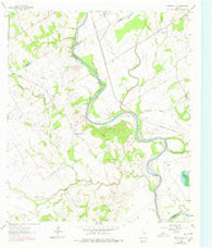 Baileyville Texas Historical topographic map, 1:24000 scale, 7.5 X 7.5 Minute, Year 1961
