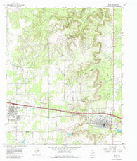Baird Texas Historical topographic map, 1:24000 scale, 7.5 X 7.5 Minute, Year 1966