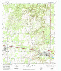 Baird Texas Historical topographic map, 1:24000 scale, 7.5 X 7.5 Minute, Year 1966