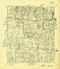 Baird Texas Historical topographic map, 1:125000 scale, 30 X 30 Minute, Year 1932