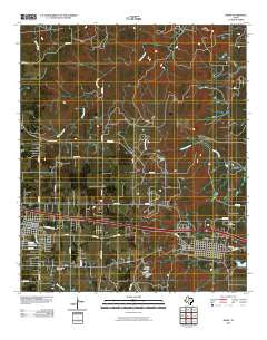 Baird Texas Historical topographic map, 1:24000 scale, 7.5 X 7.5 Minute, Year 2010