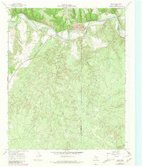 Baker Texas Historical topographic map, 1:24000 scale, 7.5 X 7.5 Minute, Year 1967