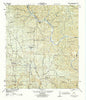 Baker Crossing Texas Historical topographic map, 1:62500 scale, 15 X 15 Minute, Year 1944