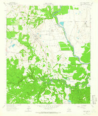 Baker Lake Texas Historical topographic map, 1:24000 scale, 7.5 X 7.5 Minute, Year 1962