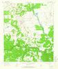 Baker Lake Texas Historical topographic map, 1:24000 scale, 7.5 X 7.5 Minute, Year 1962