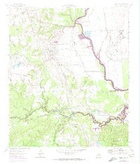 Baker Lake Texas Historical topographic map, 1:24000 scale, 7.5 X 7.5 Minute, Year 1962
