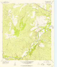 Baker Spring Texas Historical topographic map, 1:24000 scale, 7.5 X 7.5 Minute, Year 1955