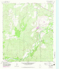 Baker Spring Texas Historical topographic map, 1:24000 scale, 7.5 X 7.5 Minute, Year 1955