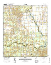 Baker Lake Texas Current topographic map, 1:24000 scale, 7.5 X 7.5 Minute, Year 2016