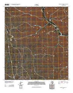 Bakers Crossing Texas Historical topographic map, 1:24000 scale, 7.5 X 7.5 Minute, Year 2010