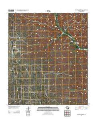 Bakers Crossing Texas Historical topographic map, 1:24000 scale, 7.5 X 7.5 Minute, Year 2013