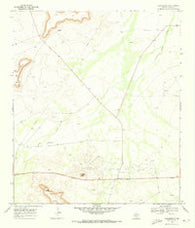 Bakersfield Texas Historical topographic map, 1:24000 scale, 7.5 X 7.5 Minute, Year 1969