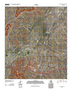 Bakersfield Texas Historical topographic map, 1:24000 scale, 7.5 X 7.5 Minute, Year 2010
