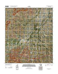 Bakersfield Texas Historical topographic map, 1:24000 scale, 7.5 X 7.5 Minute, Year 2012