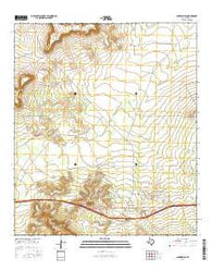 Bakersfield Texas Current topographic map, 1:24000 scale, 7.5 X 7.5 Minute, Year 2016