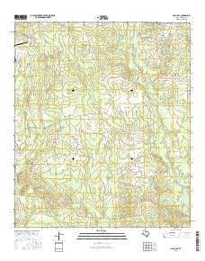 Bald Hill Texas Current topographic map, 1:24000 scale, 7.5 X 7.5 Minute, Year 2016