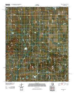 Bald Knob Texas Historical topographic map, 1:24000 scale, 7.5 X 7.5 Minute, Year 2010