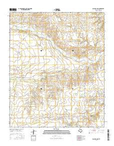 Ballard Camp Texas Current topographic map, 1:24000 scale, 7.5 X 7.5 Minute, Year 2016