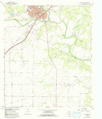 Ballinger Texas Historical topographic map, 1:24000 scale, 7.5 X 7.5 Minute, Year 1967