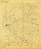 Ballinger Texas Historical topographic map, 1:125000 scale, 30 X 30 Minute, Year 1892