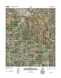 Ballinger Texas Historical topographic map, 1:24000 scale, 7.5 X 7.5 Minute, Year 2012