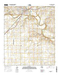 Ballinger Texas Current topographic map, 1:24000 scale, 7.5 X 7.5 Minute, Year 2016