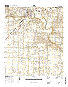 Ballinger Texas Current topographic map, 1:24000 scale, 7.5 X 7.5 Minute, Year 2016
