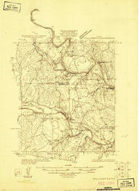 Ballinger 3-d Texas Historical topographic map, 1:48000 scale, 7.5 X 7.5 Minute, Year 1925