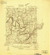 Ballinger 4-c Texas Historical topographic map, 1:48000 scale, 7.5 X 7.5 Minute, Year 1925
