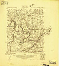 Ballinger 4-c Texas Historical topographic map, 1:48000 scale, 7.5 X 7.5 Minute, Year 1925