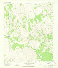 Ballinger Ranch Texas Historical topographic map, 1:24000 scale, 7.5 X 7.5 Minute, Year 1963