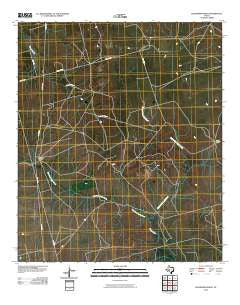Ballinger Ranch Texas Historical topographic map, 1:24000 scale, 7.5 X 7.5 Minute, Year 2010