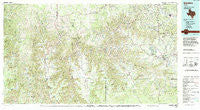 Bandera Texas Historical topographic map, 1:100000 scale, 30 X 60 Minute, Year 1985
