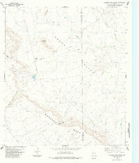 Bandera Mesa North Texas Historical topographic map, 1:24000 scale, 7.5 X 7.5 Minute, Year 1983